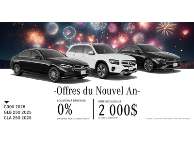 OFFRES DU NOUVEL AN !