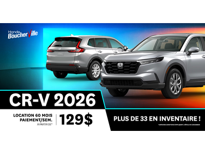 CR-V 2026 DISPONIBLES !