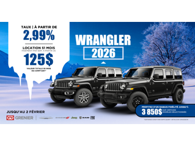 WRANGLER 2026 !