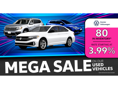 MEGA SALE ON OUR USED VEHICLES !