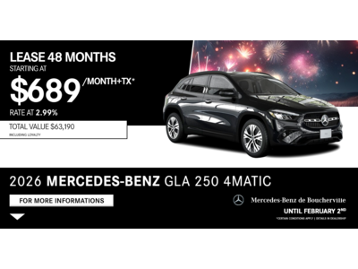 2026 GLA 250 4MATIC