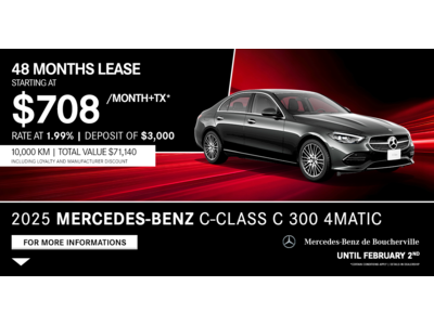 2025 C-CLASS C 300 4MATIC