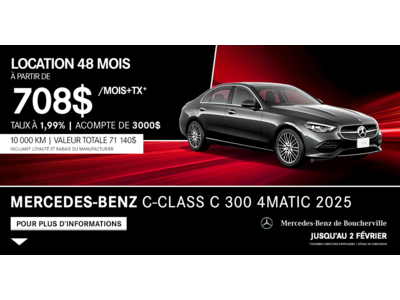 C-CLASS C 300 4MATIC 2025