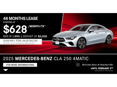2025 CLA 250 4MATIC