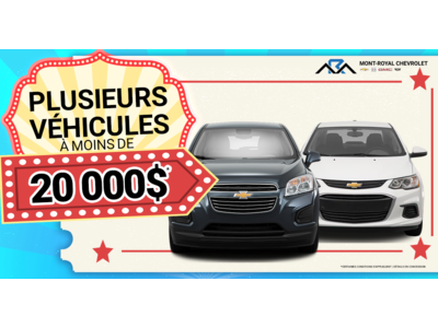 INVENTAIRE À MOINS DE 20 000$