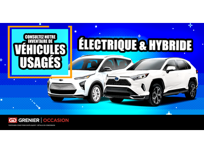 VÉHICULES ÉLECTRIQUES ET HYBRIDES USAGÉS !