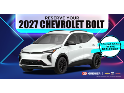 RESERVE YOUR 2027 BOLT !