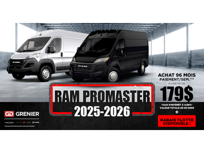 RAM PROMASTER 2025-2026 !