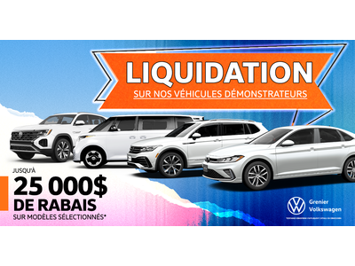 PLUSIEURS DÉMONSTRATEURS EN LIQUIDATION !