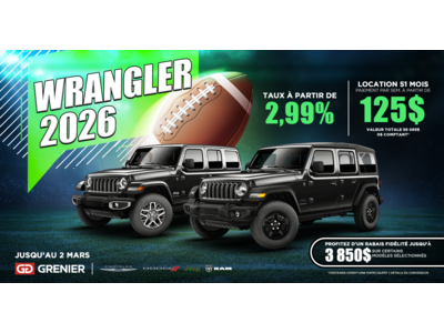 WRANGLER 2026 !