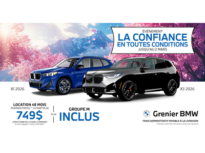 ÉVÉNEMENT LA CONFIANCE EN TOUTES CONDITIONS !