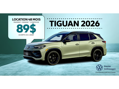 DRIVE THE 2026 TIGUAN !
