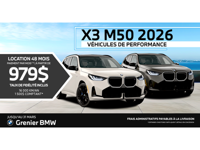 X3 M50 2026 !