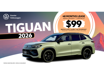 DRIVE THE 2026 TIGUAN !