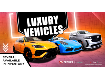 OUR LUXURY VEHICLES !