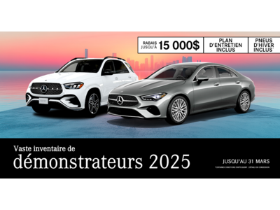 DÉMONSTRATEURS 2025