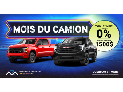MOIS DU CAMION !