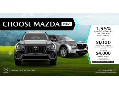 CHOOSE MAZDA EVENT !