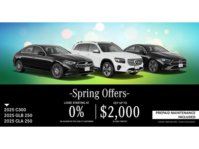 SPRING OFFERS !