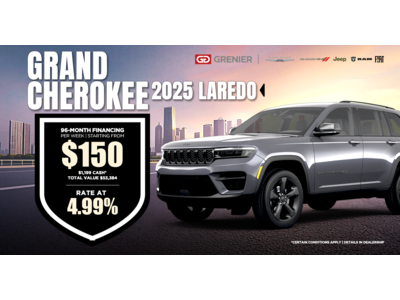 2025 JEEP GRAND CHEROKEE LAREDO !