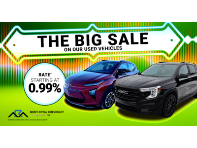 BIG SALE ON OUR USED VEHICLES !
