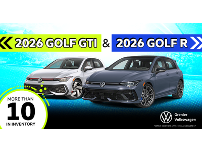 2026 GOLF GTI AND R !