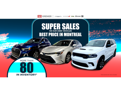 SUPER SALES ON OUR USED VEHICLES !