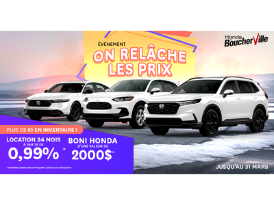ON RELÂCHE LES PRIX !
