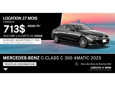 C-CLASS C 300 4MATIC 2025