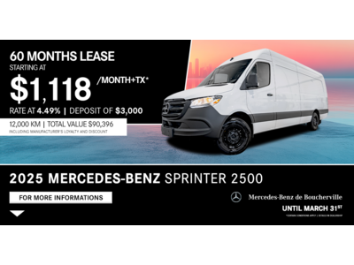 2025 SPRINTER 2500
