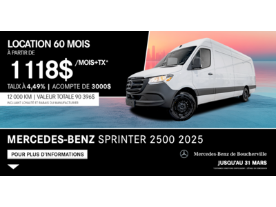 SPRINTER 2500 2025