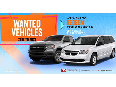 WANTED VEHICLES !