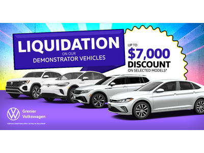 SEVERAL DEMONSTRATOR VEHICLES ON CLEARANCE !