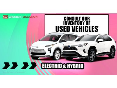 USED ELECTRIC AND HYBRID VEHICLES !