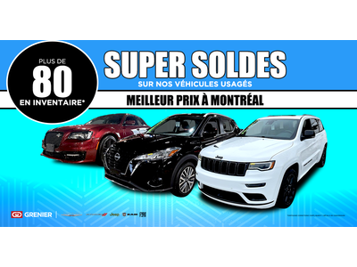 SUPER SOLDES SUR NOS VÉHICULES USAGÉS !