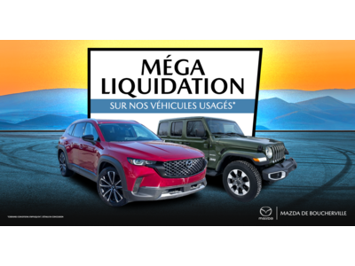 MÉGA LIQUIDATION SUR NOS VÉHICULES USAGÉS !