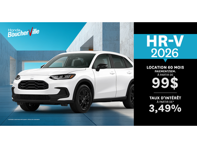 HR-V 2026 !