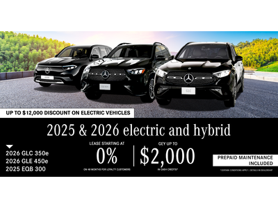 2025 & 2026 ELECTRIC AND HYBRID !