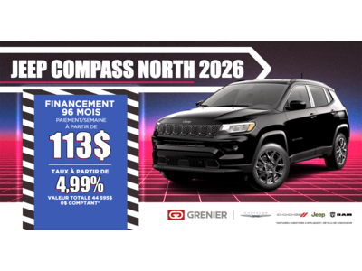 JEEP COMPASS NORTH 2026 !