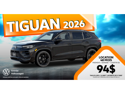 ROULEZ EN TIGUAN 2026 !