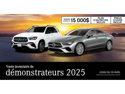 DÉMONSTRATEURS 2025