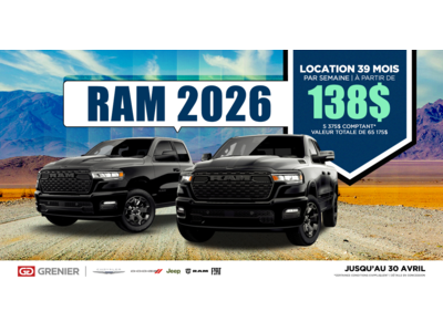 RAM 2026 !