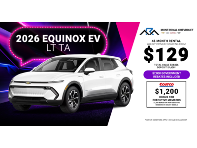 2026 EQUINOX EV LT TA !
