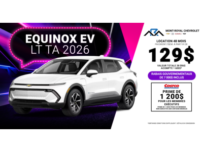 EQUINOX EV LT TA 2026 !