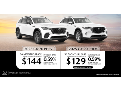 2025 CX-70 & 2025 CX-90 !