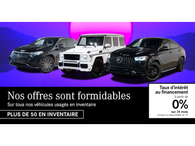 NOS OFFRES SONT FORMIDABLES !