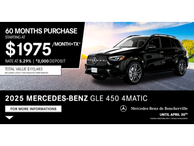 MERCEDES-BENZ 2025 GLE 450 4MATIC