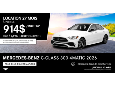 MERCEDES-BENZ C-CLASS 300 4MATIC 2026