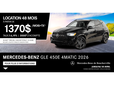 MERCEDES-BENZ GLE 450e 4MATIC 2026