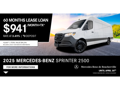MERCEDES-BENZ 2025 SPRINTER 2500